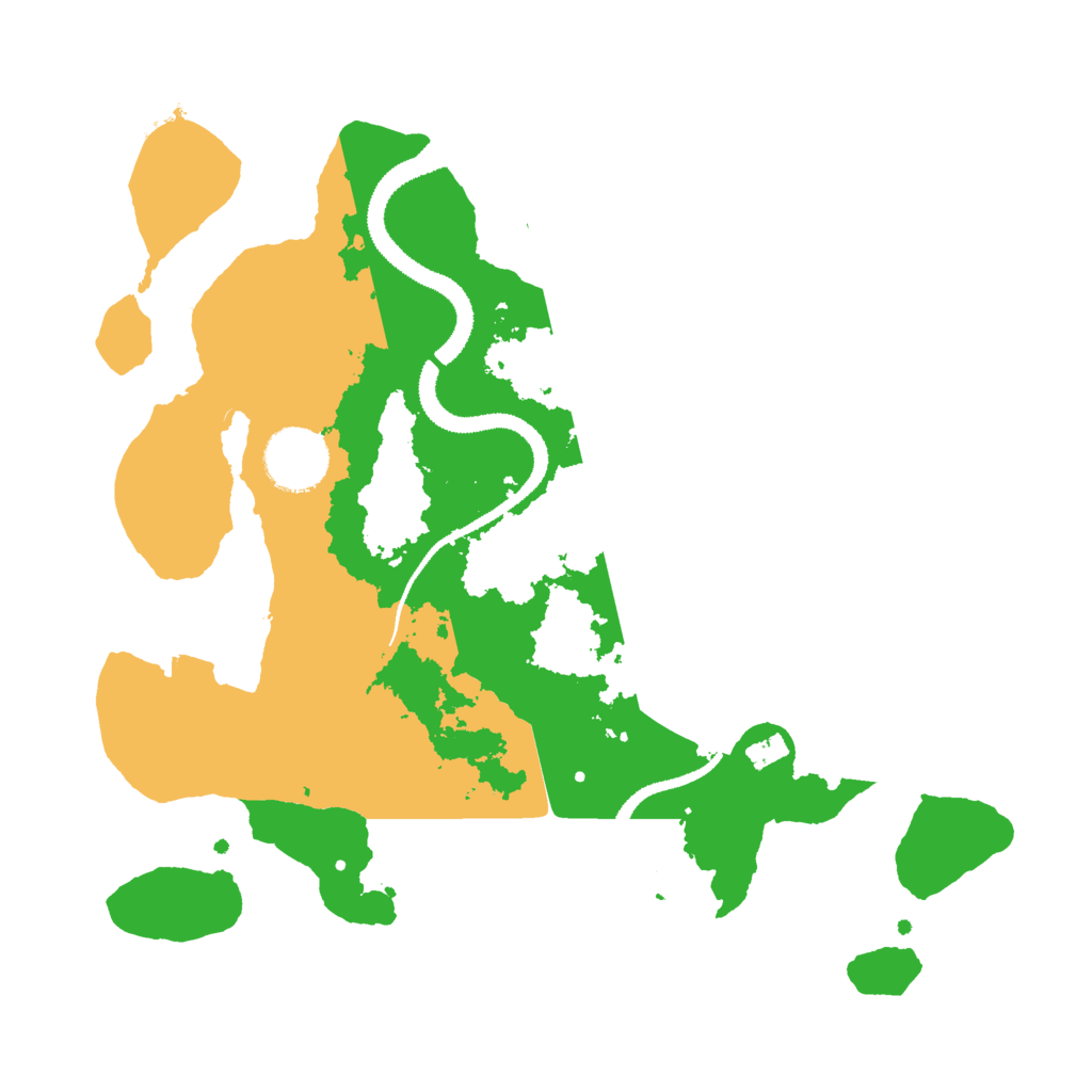 Biome Rust Map: Procedural Map, Size: 3000, Seed: 1350178576
