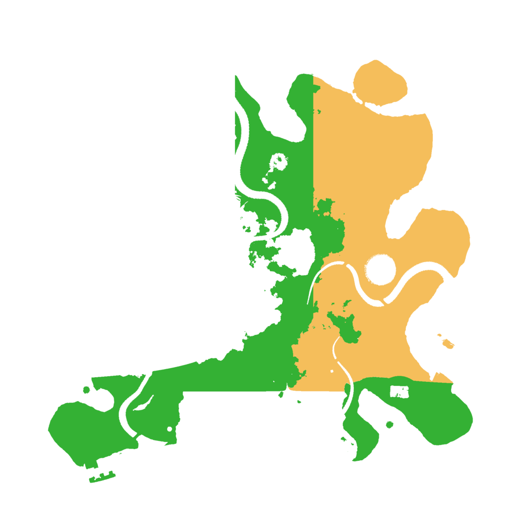 Biome Rust Map: Procedural Map, Size: 3000, Seed: 72959