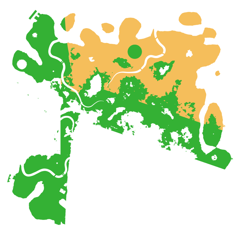 Biome Rust Map: Procedural Map, Size: 4500, Seed: 445417735