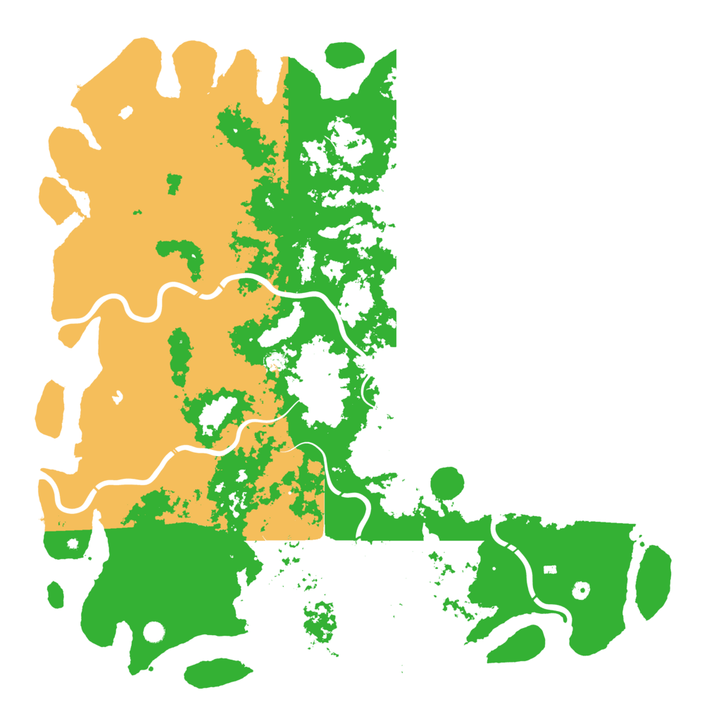 Biome Rust Map: Procedural Map, Size: 6000, Seed: 12575390