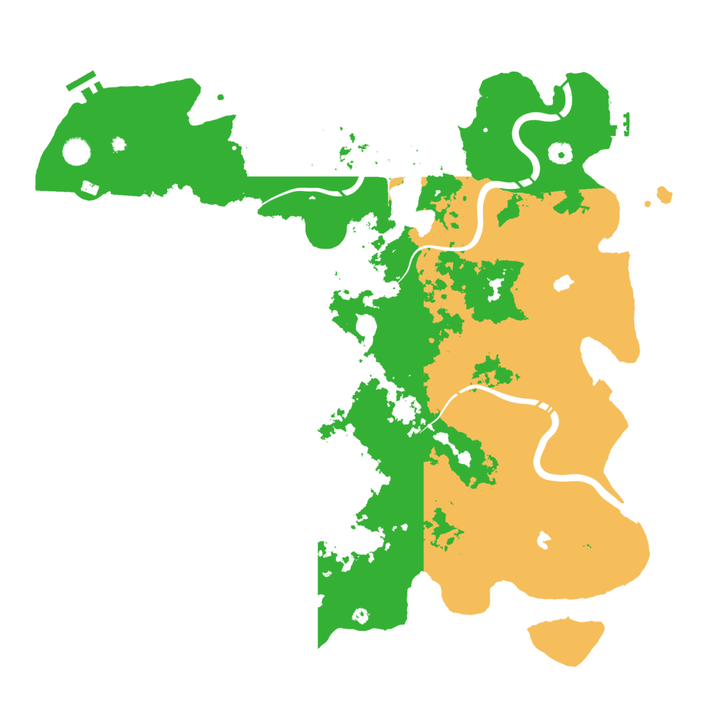 Biome Rust Map: Procedural Map, Size: 4500, Seed: 2095497583