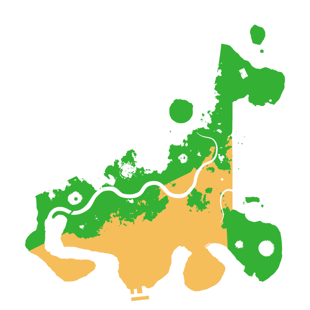 Biome Rust Map: Procedural Map, Size: 3500, Seed: 2085512