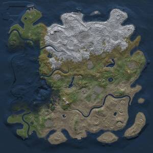 Thumbnail Rust Map: Procedural Map, Size: 4800, Seed: 857068156, 17 Monuments