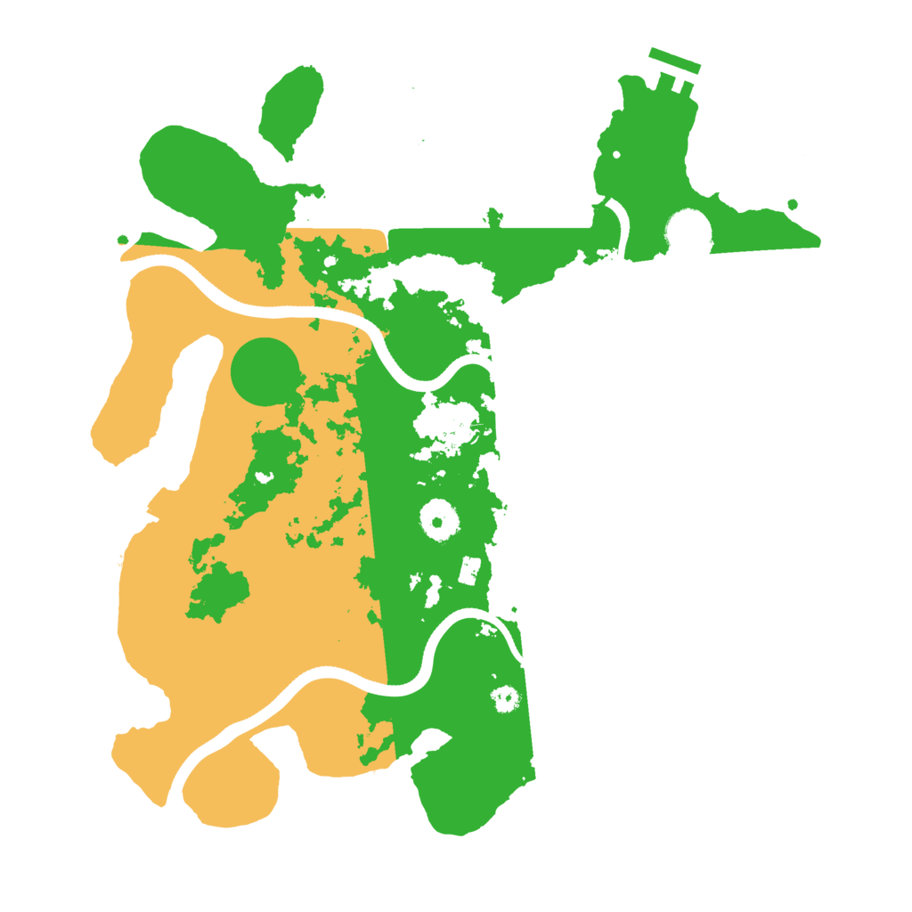 Biome Rust Map: Procedural Map, Size: 3500, Seed: 475023234
