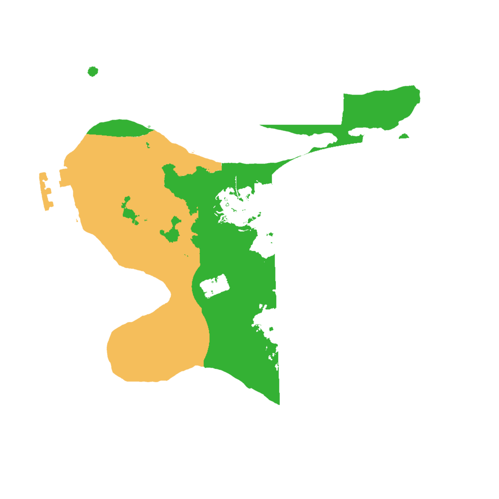 Biome Rust Map: Procedural Map, Size: 2000, Seed: 1405