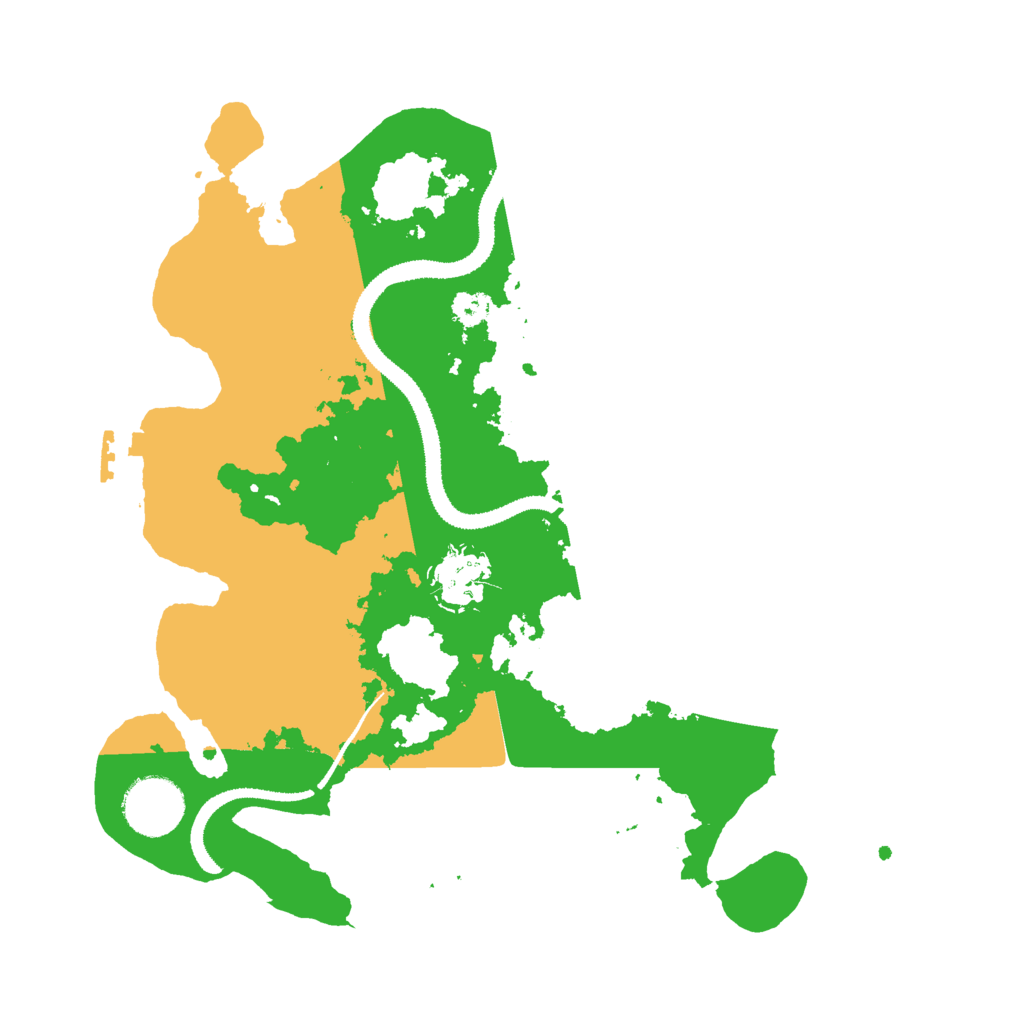 Biome Rust Map: Procedural Map, Size: 3000, Seed: 467147874