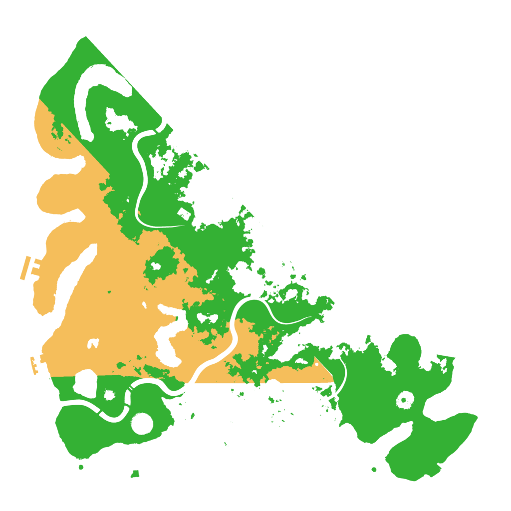 Biome Rust Map: Procedural Map, Size: 4300, Seed: 942462931