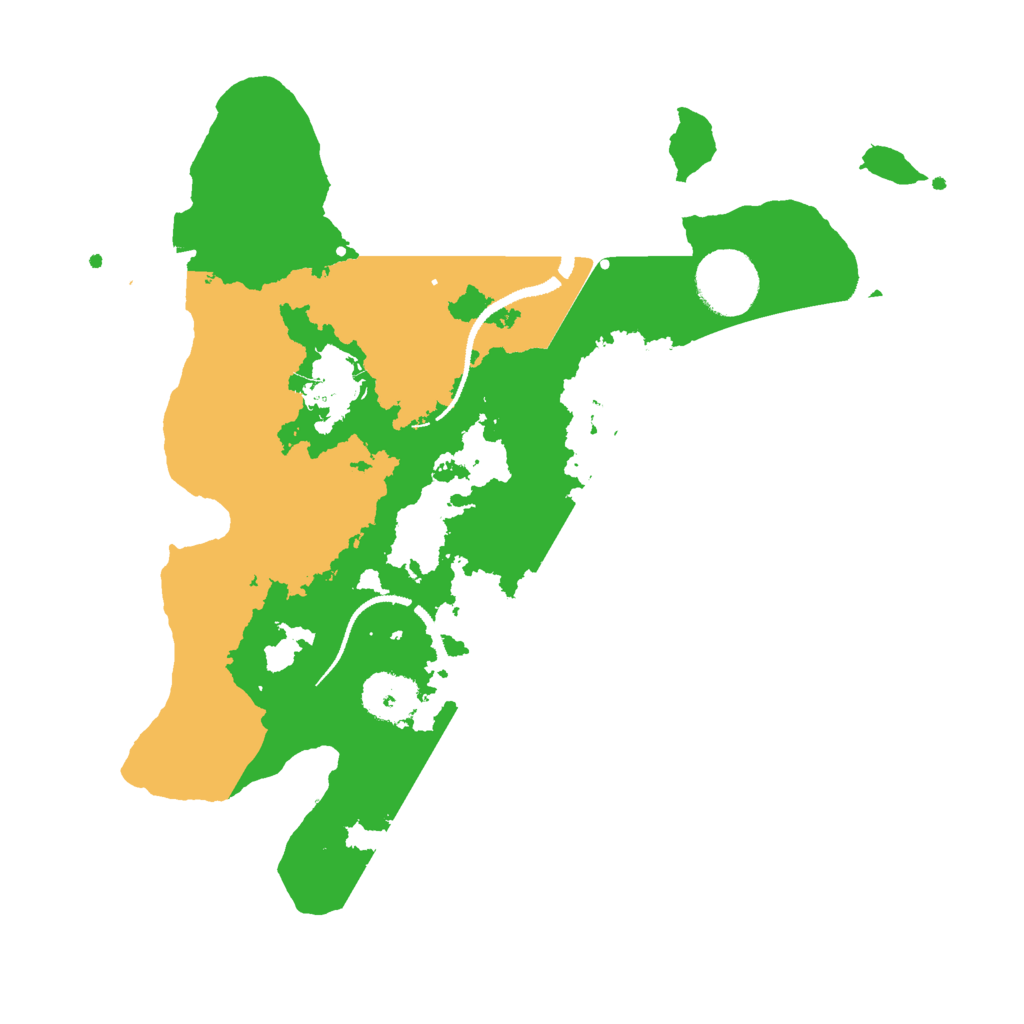 Biome Rust Map: Procedural Map, Size: 3000, Seed: 1947285