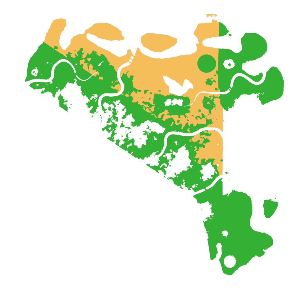 Biome Rust Map: Procedural Map, Size: 4300, Seed: 1254969270