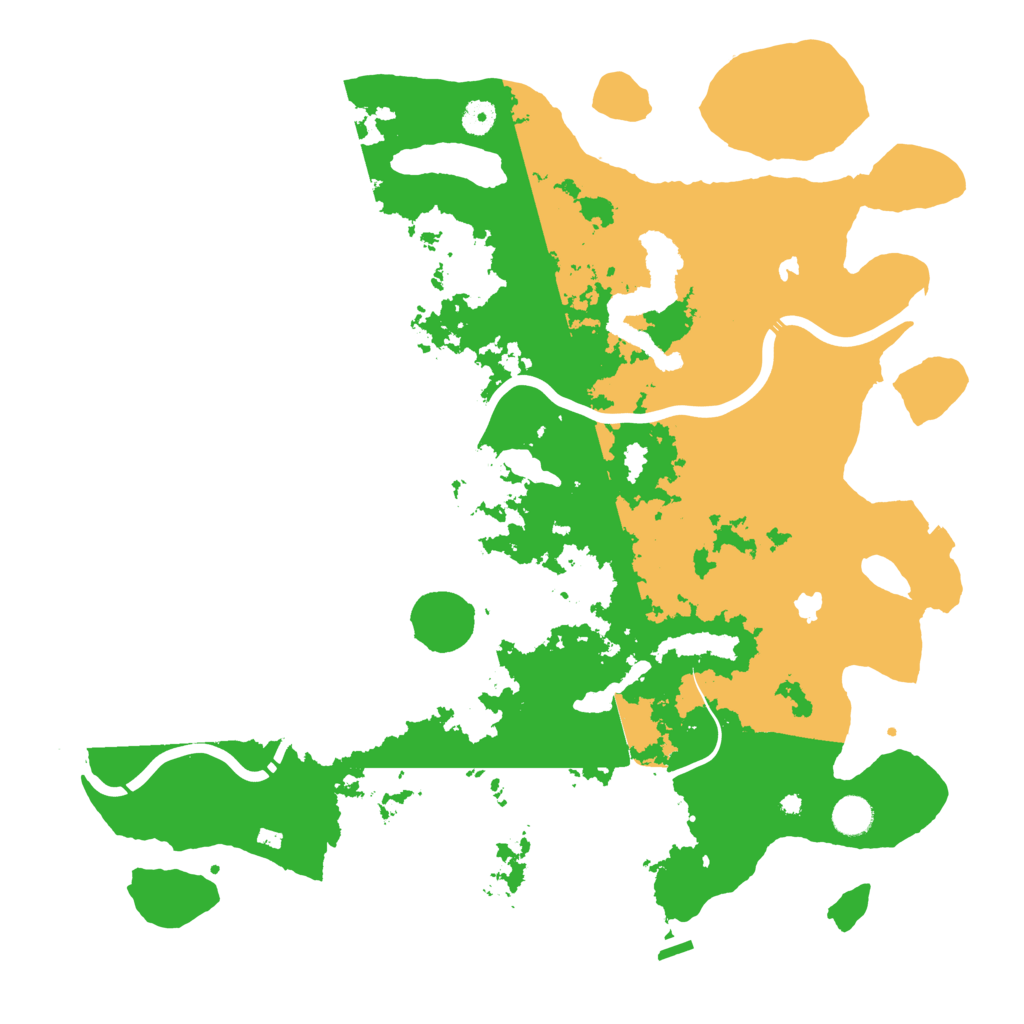 Biome Rust Map: Procedural Map, Size: 4500, Seed: 554826982