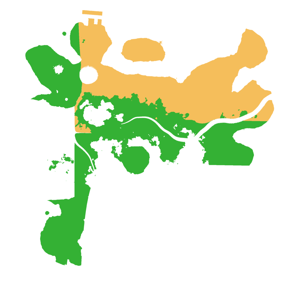 Biome Rust Map: Procedural Map, Size: 3000, Seed: 123145