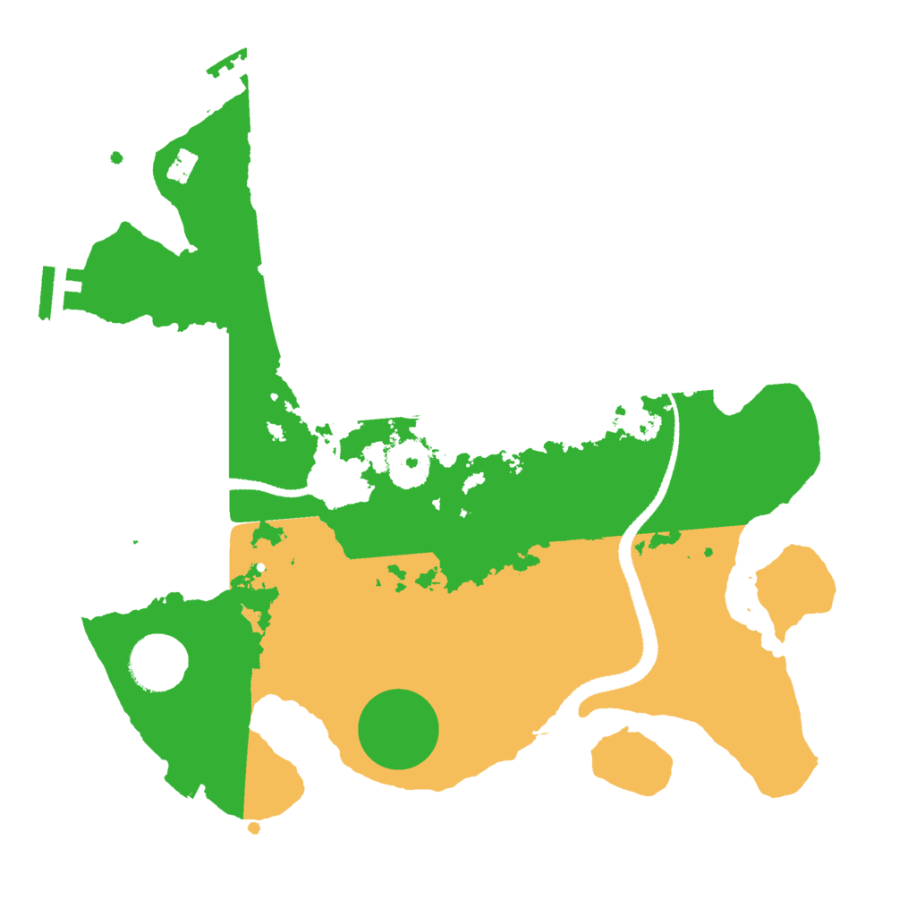 Biome Rust Map: Procedural Map, Size: 3000, Seed: 363147444