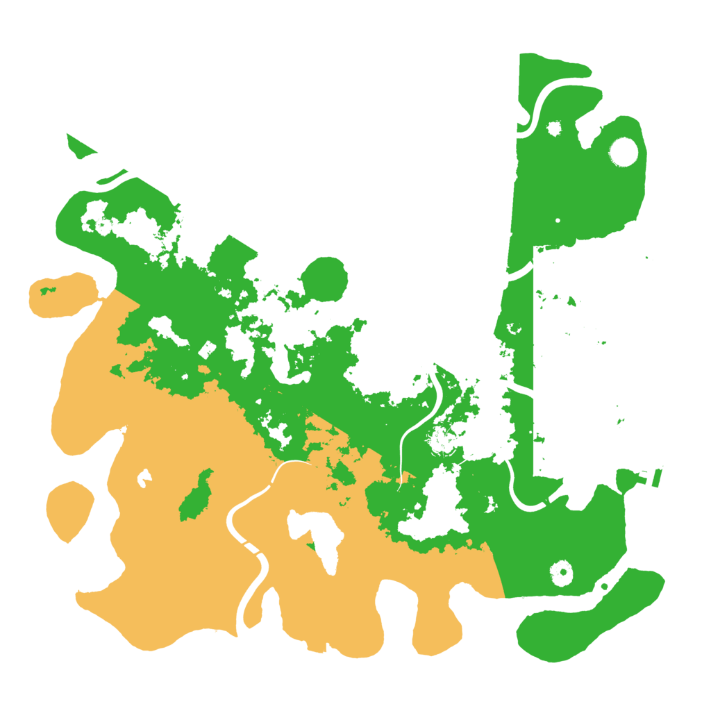 Biome Rust Map: Procedural Map, Size: 4350, Seed: 3131319