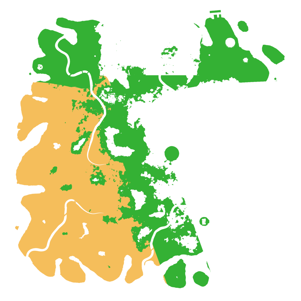 Biome Rust Map: Procedural Map, Size: 5500, Seed: 142