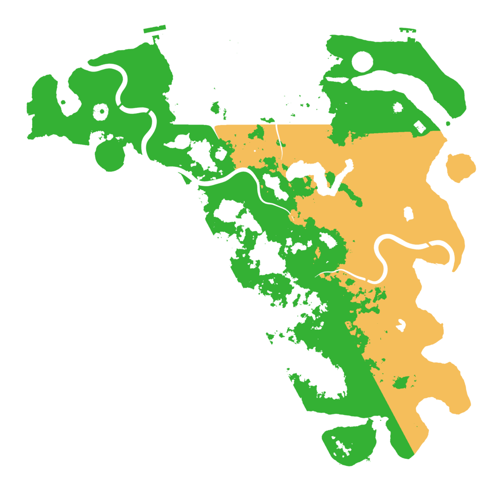 Biome Rust Map: Procedural Map, Size: 4500, Seed: 689178124