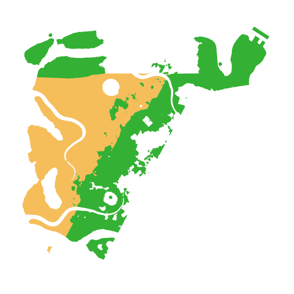Biome Rust Map: Procedural Map, Size: 3250, Seed: 127204