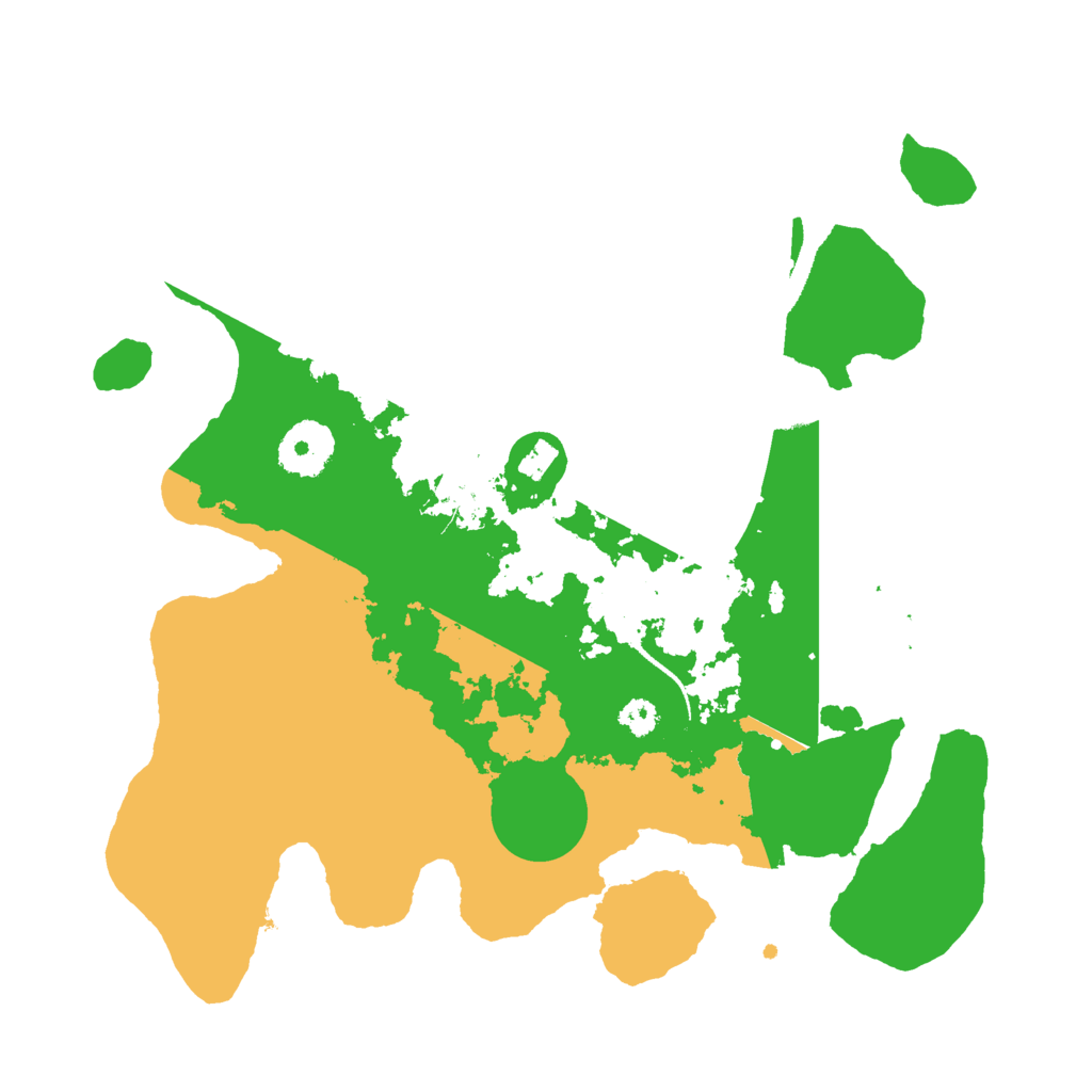 Biome Rust Map: Procedural Map, Size: 3000, Seed: 39439