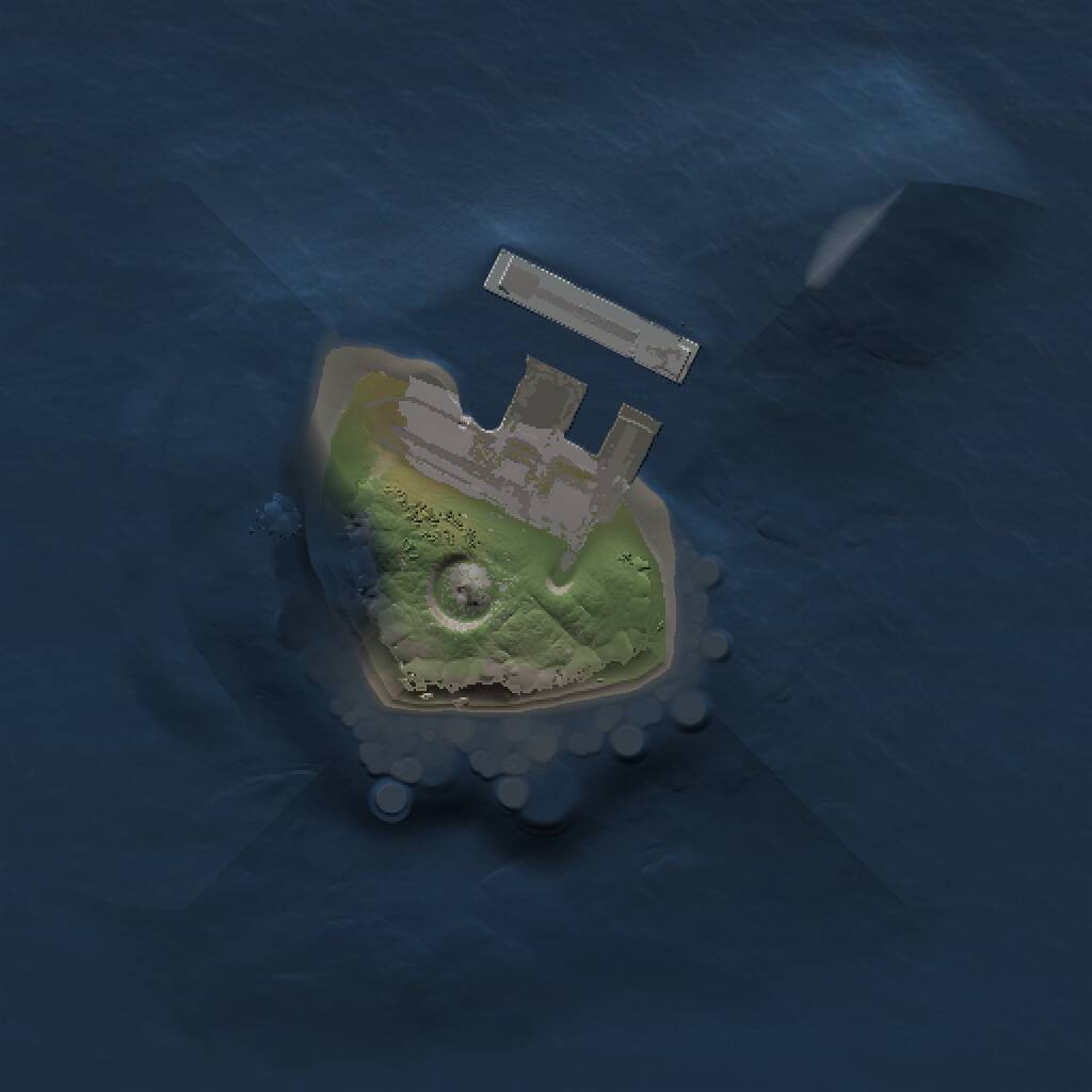 Rust Map: Procedural Map, Size: 1000, Seed: 32540109, 2 Monuments