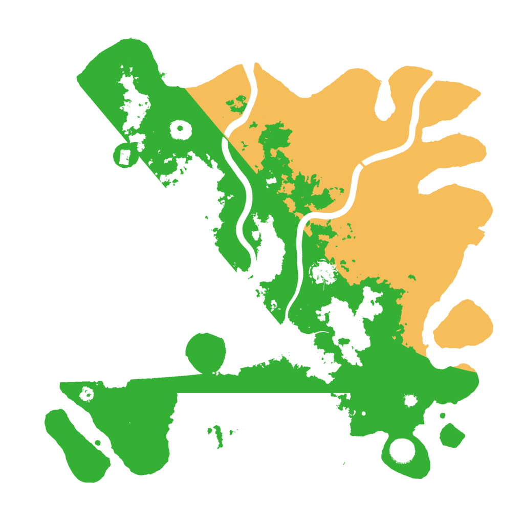 Biome Rust Map: Procedural Map, Size: 3700, Seed: 1202742208