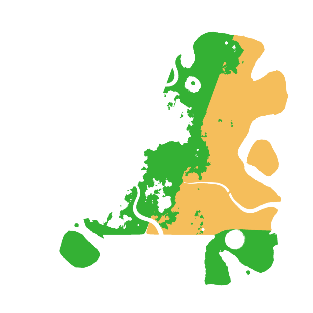 Biome Rust Map: Procedural Map, Size: 3000, Seed: 1341048252