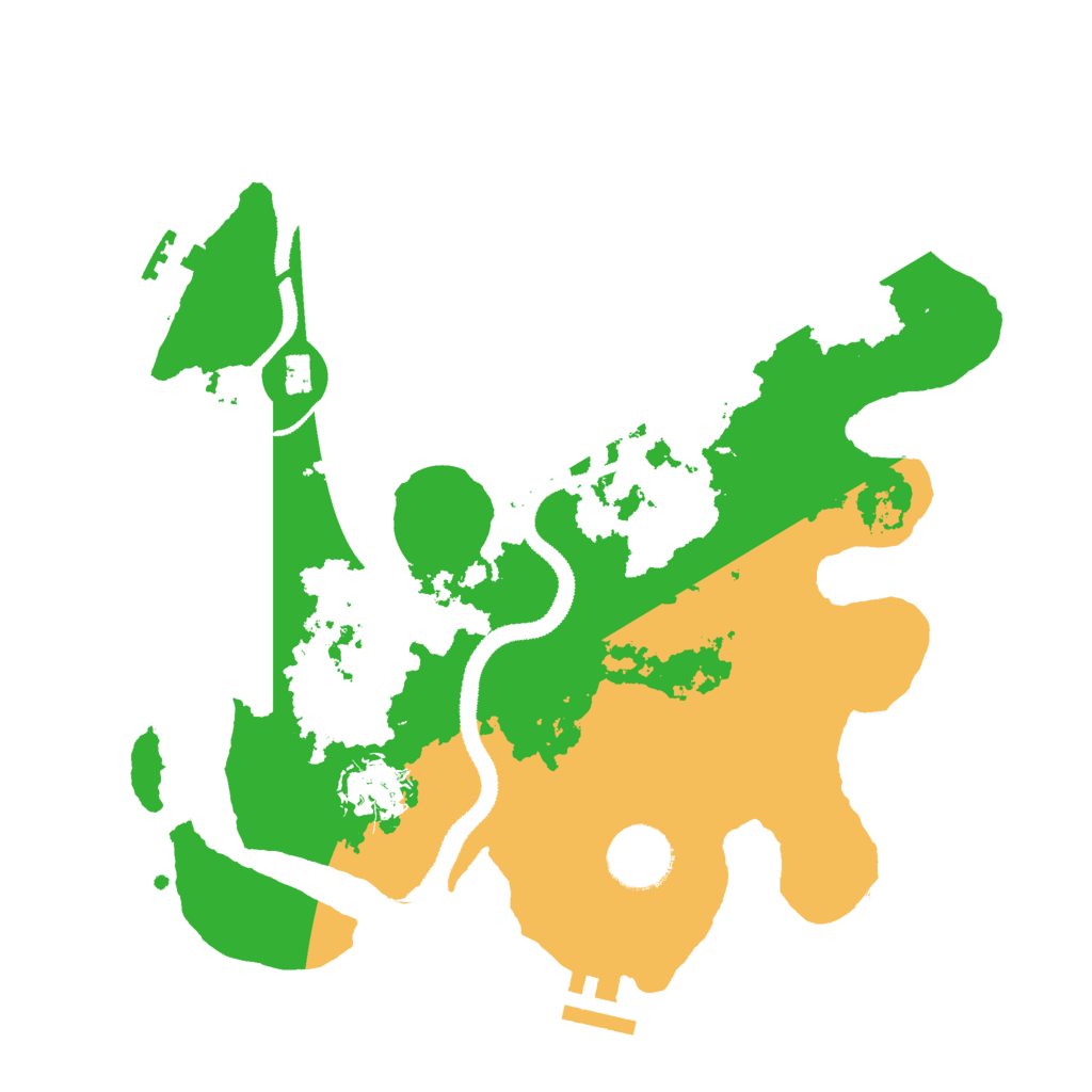 Biome Rust Map: Procedural Map, Size: 3000, Seed: 1282121437