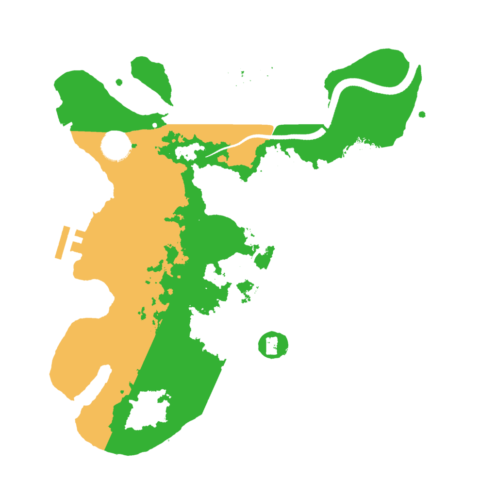 Biome Rust Map: Procedural Map, Size: 3000, Seed: 612025362