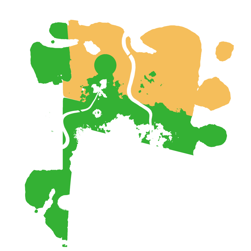 Biome Rust Map: Procedural Map, Size: 3000, Seed: 627919762