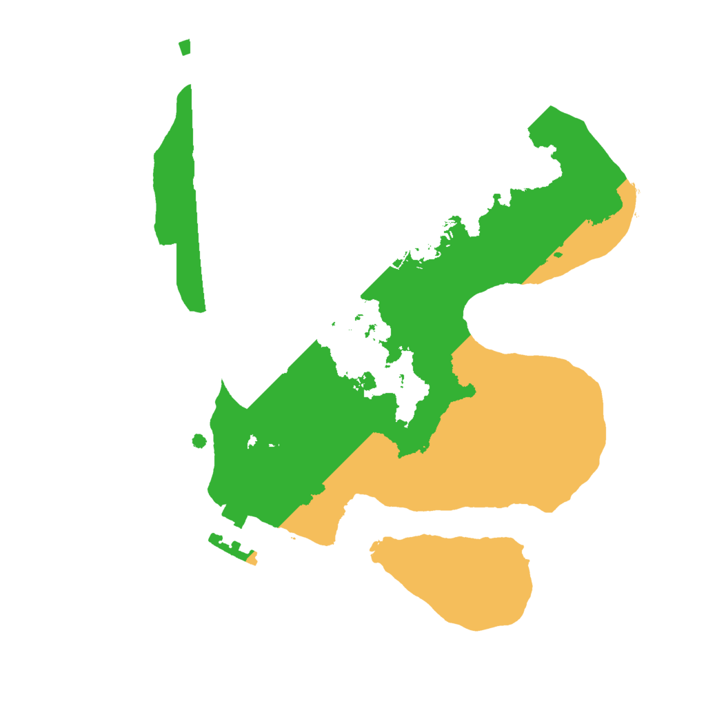 Biome Rust Map: Procedural Map, Size: 2000, Seed: 1445525543
