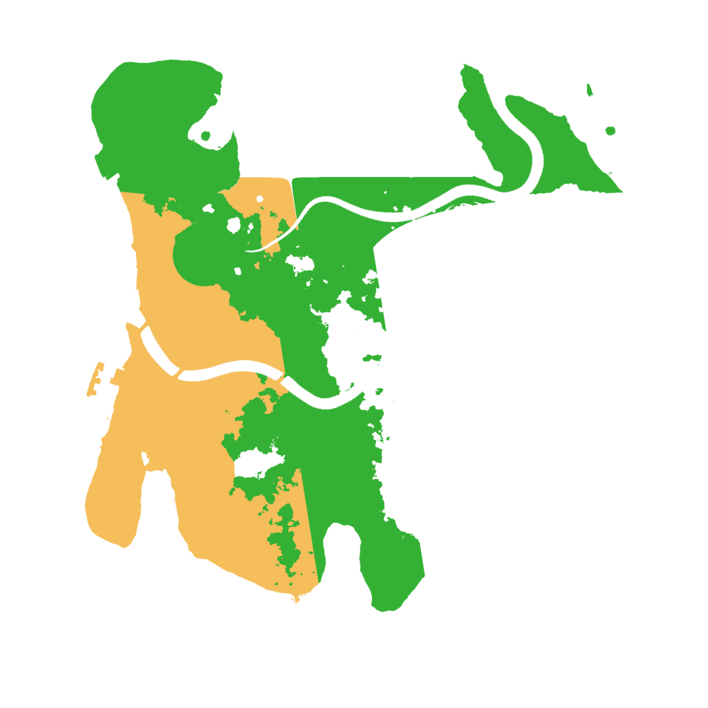 Biome Rust Map: Procedural Map, Size: 3000, Seed: 2002680728