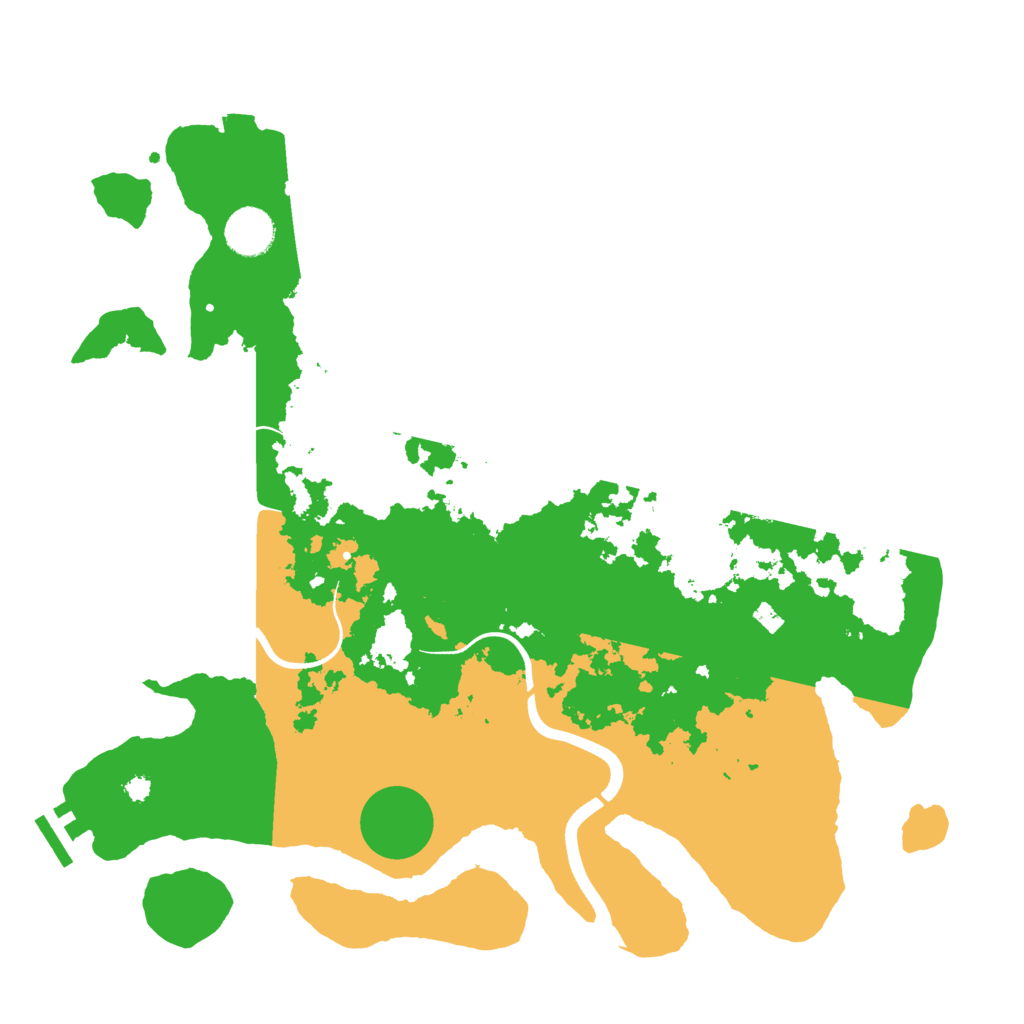 Biome Rust Map: Procedural Map, Size: 3700, Seed: 1325744274