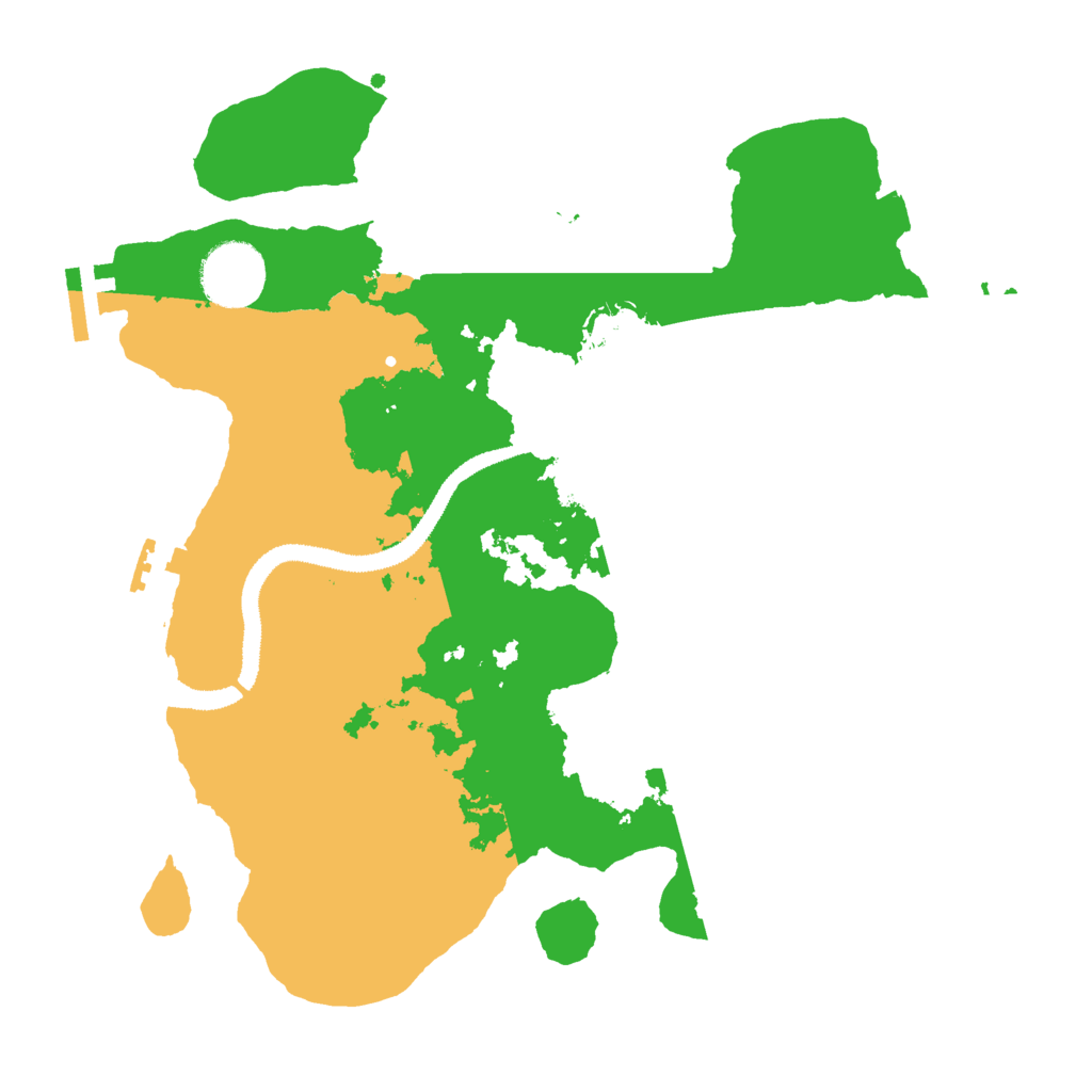 Biome Rust Map: Procedural Map, Size: 3000, Seed: 28067050