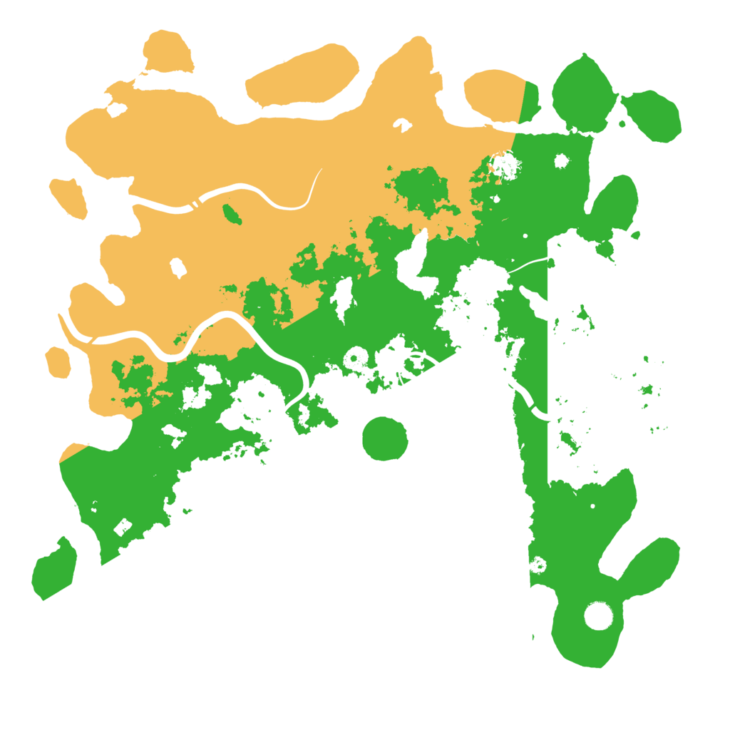 Biome Rust Map: Procedural Map, Size: 4500, Seed: 1559715511