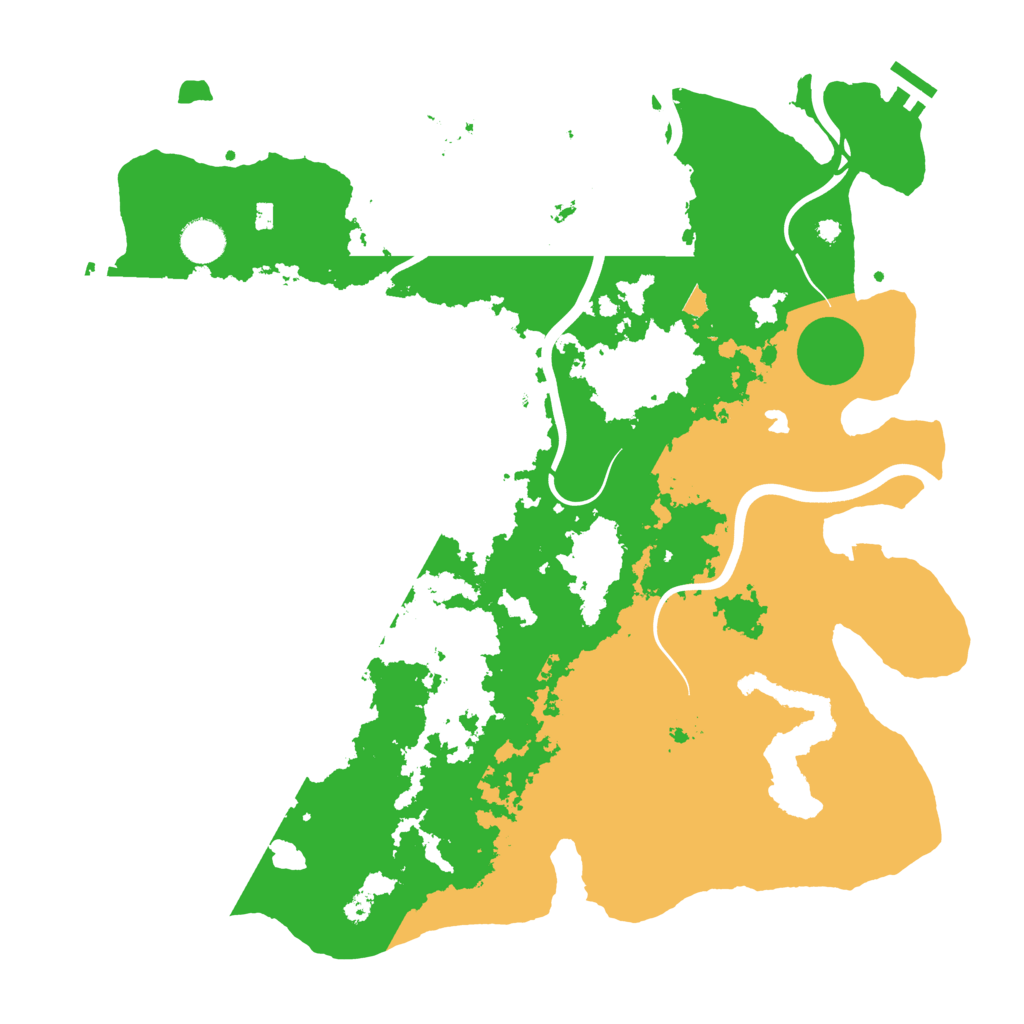 Biome Rust Map: Procedural Map, Size: 4050, Seed: 898391581