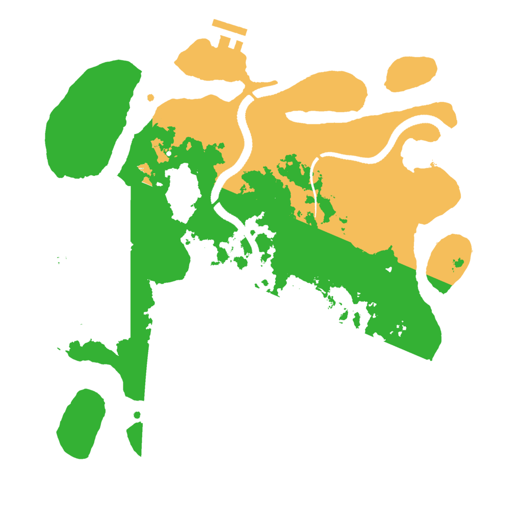 Biome Rust Map: Procedural Map, Size: 3000, Seed: 832347248