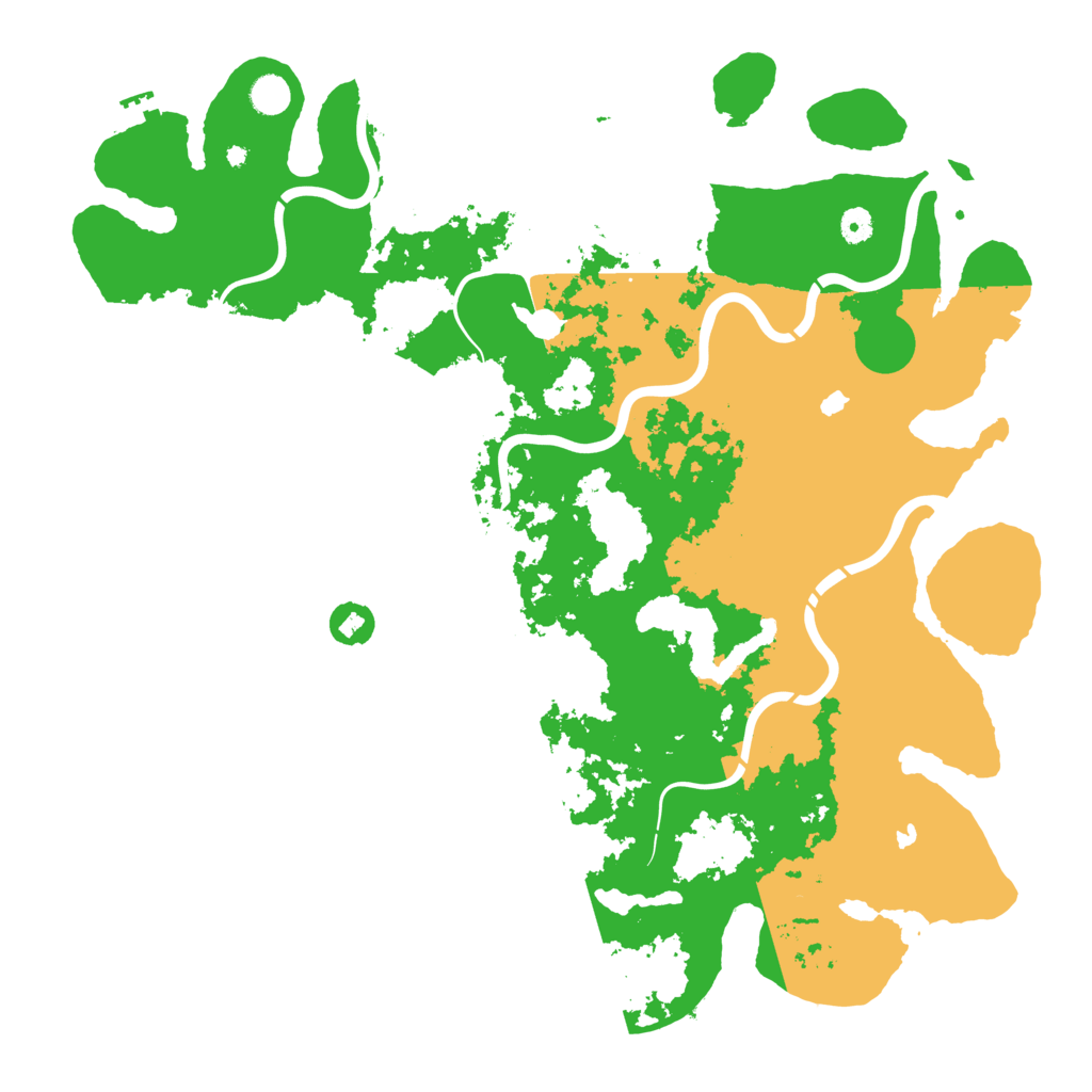 Biome Rust Map: Procedural Map, Size: 4800, Seed: 1048910924