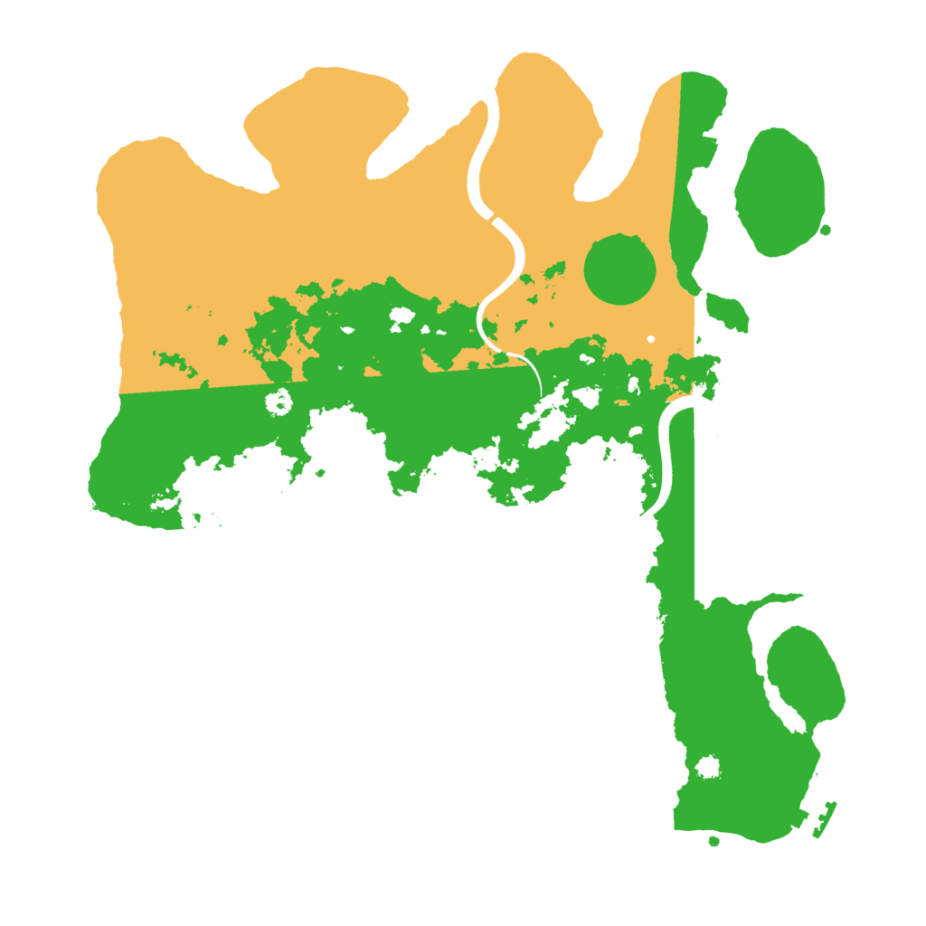 Biome Rust Map: Procedural Map, Size: 3500, Seed: 627898904