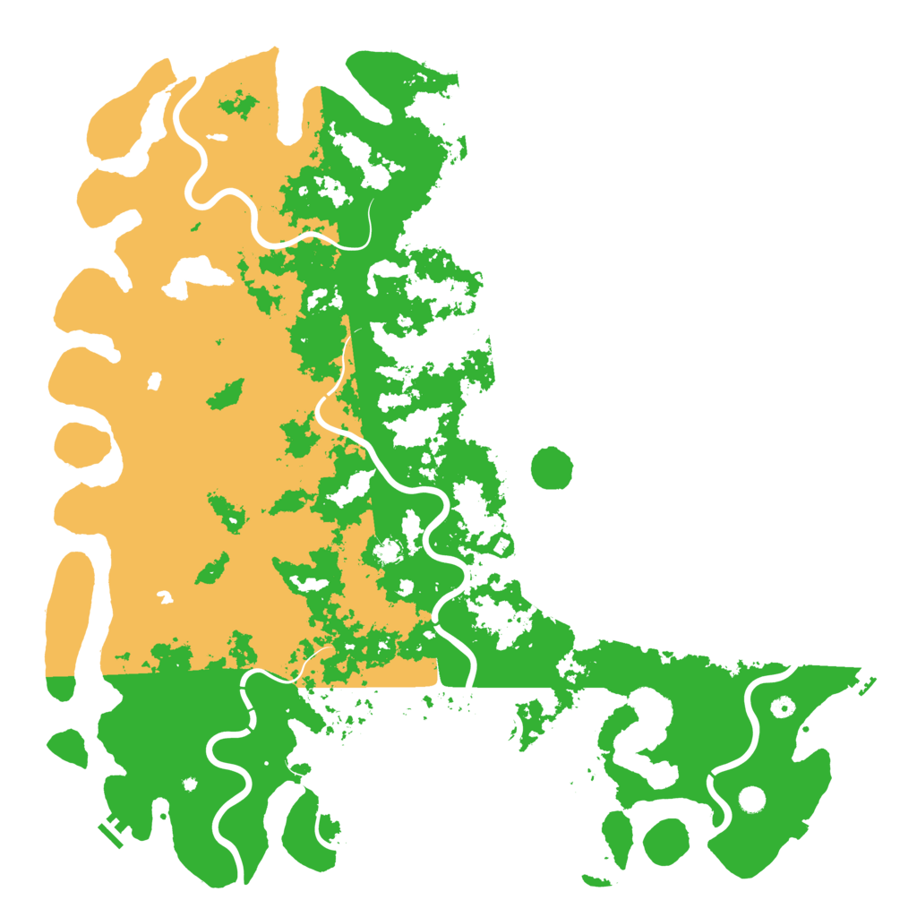 Biome Rust Map: Procedural Map, Size: 6000, Seed: 63785461