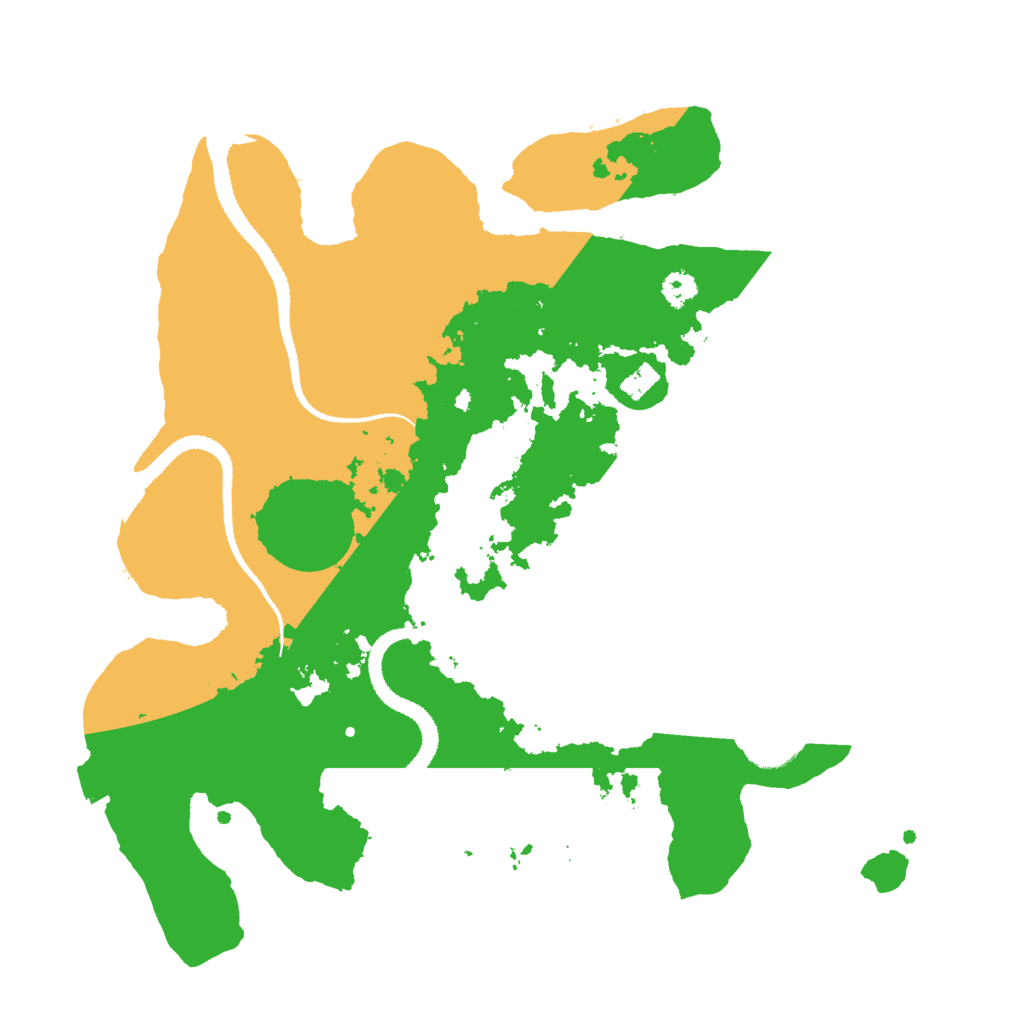 Biome Rust Map: Procedural Map, Size: 3000, Seed: 776539328