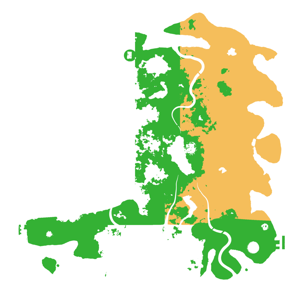 Biome Rust Map: Procedural Map, Size: 4500, Seed: 244880473