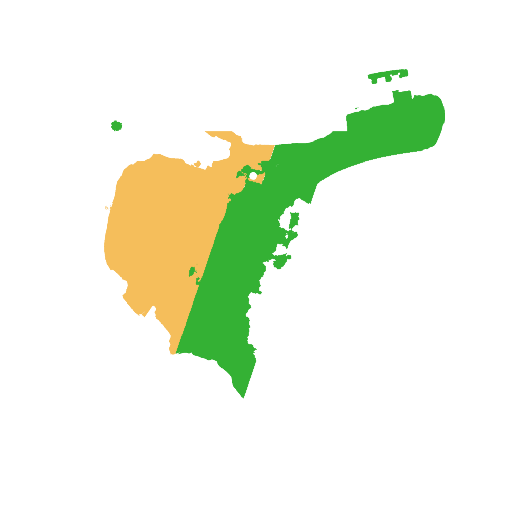 Biome Rust Map: Procedural Map, Size: 2000, Seed: 681051082