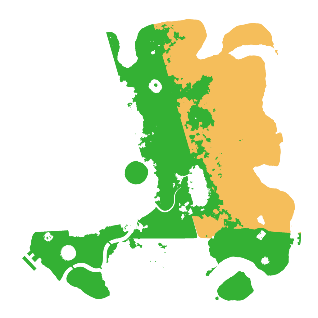Biome Rust Map: Procedural Map, Size: 3700, Seed: 1579780996