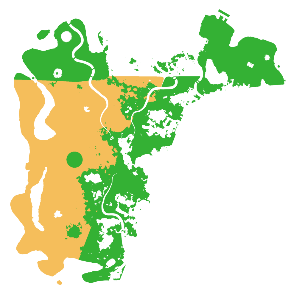 Biome Rust Map: Procedural Map, Size: 5000, Seed: 62925032