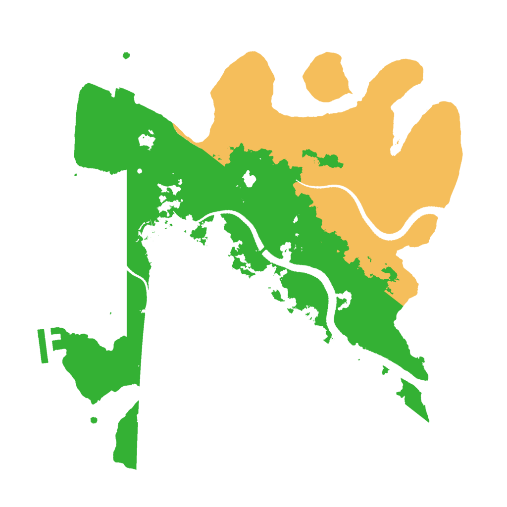 Biome Rust Map: Procedural Map, Size: 3000, Seed: 703596067