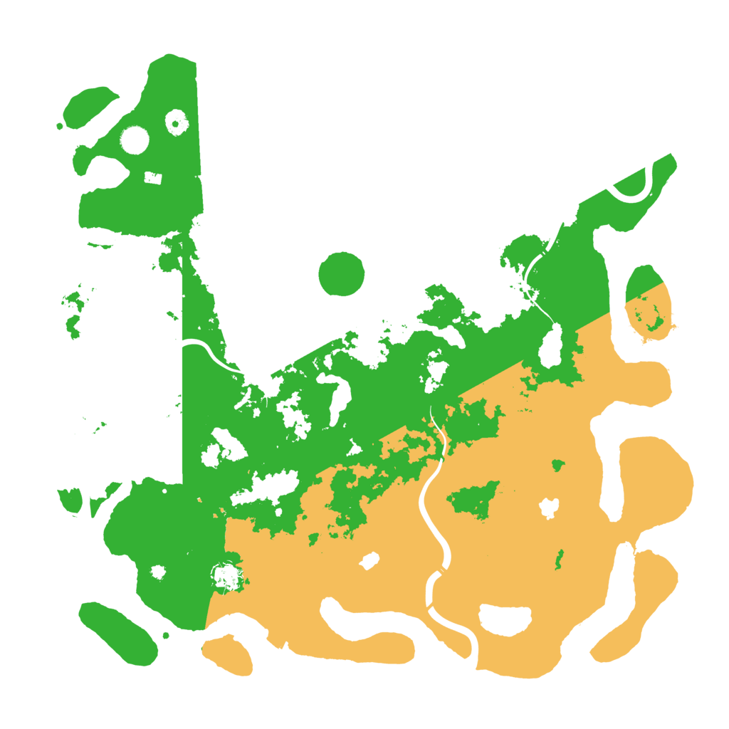 Biome Rust Map: Procedural Map, Size: 4500, Seed: 2057925453