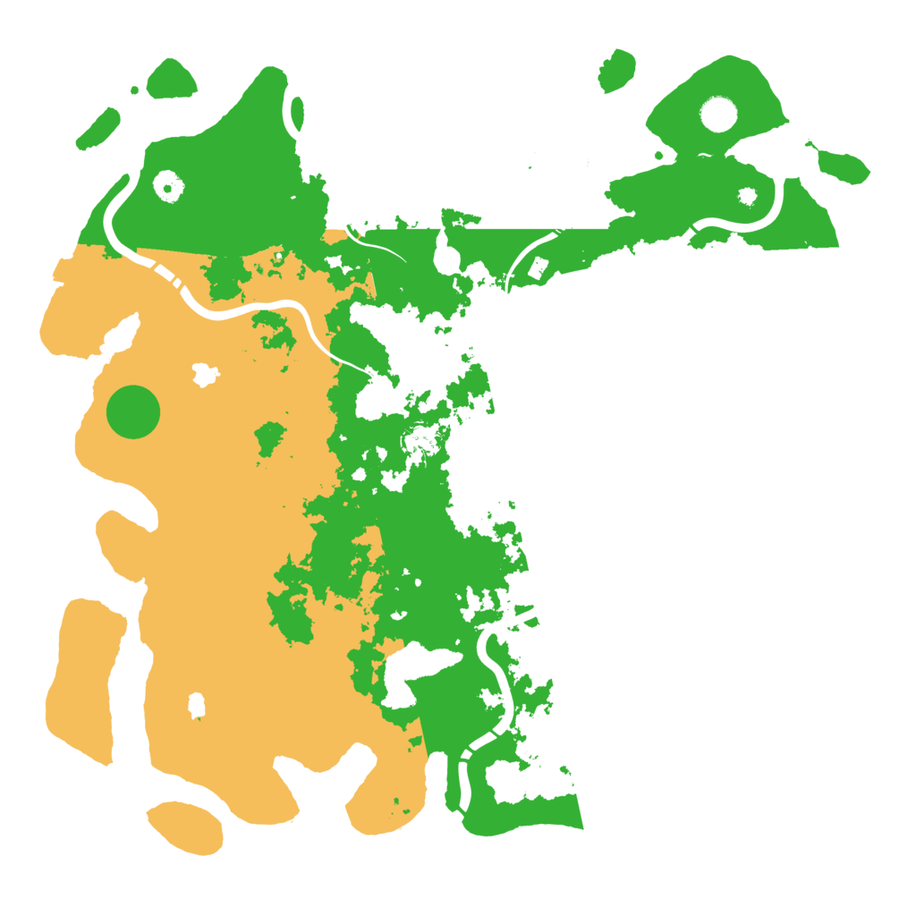 Biome Rust Map: Procedural Map, Size: 4500, Seed: 1135876910