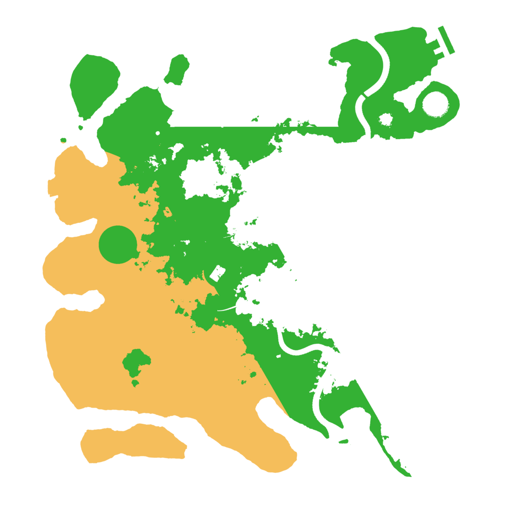 Biome Rust Map: Procedural Map, Size: 3500, Seed: 20260821