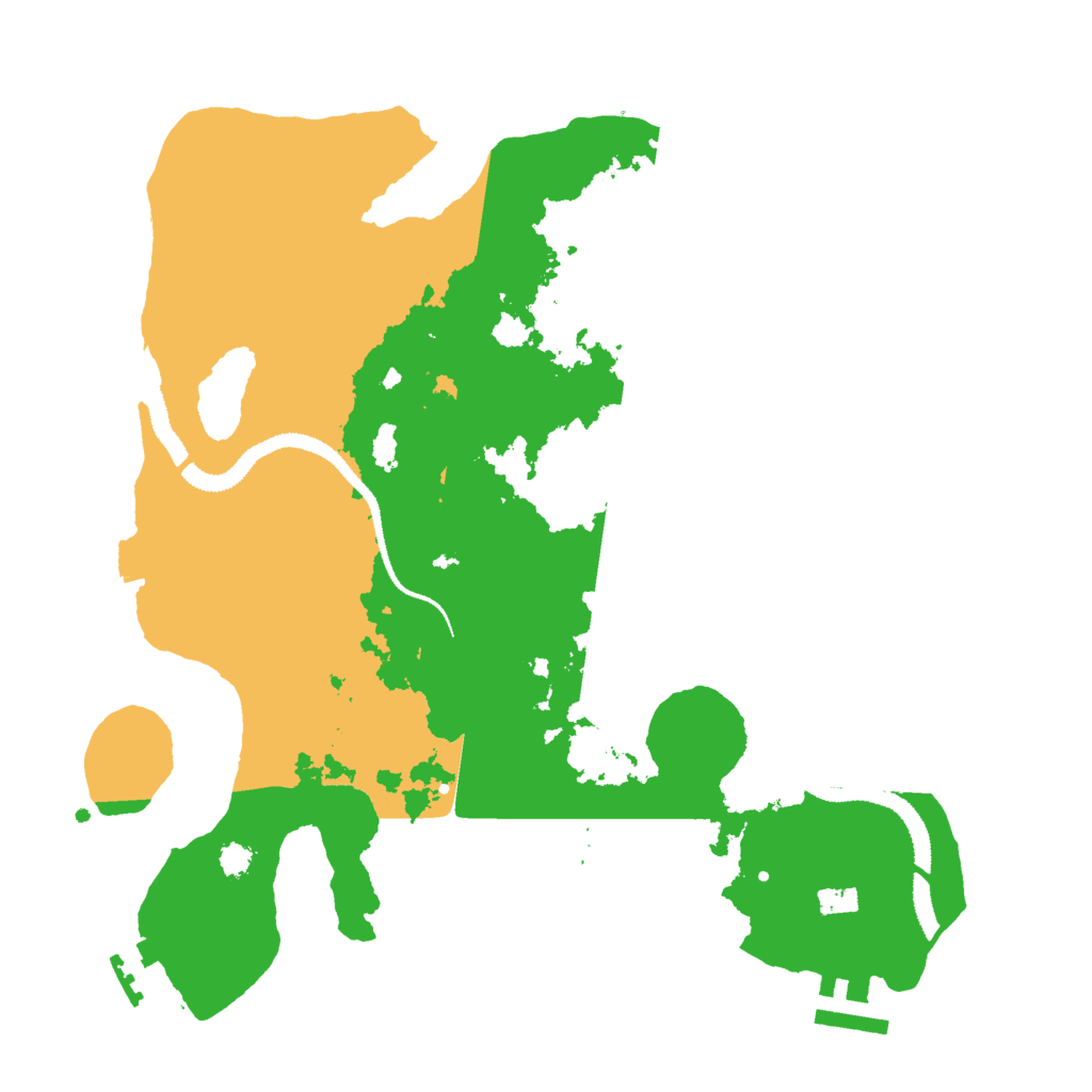Biome Rust Map: Procedural Map, Size: 3000, Seed: 470818756