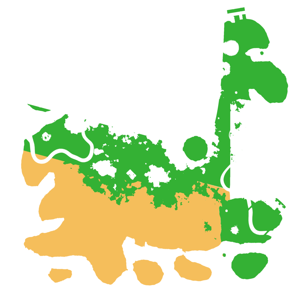 Biome Rust Map: Procedural Map, Size: 3500, Seed: 1657467325