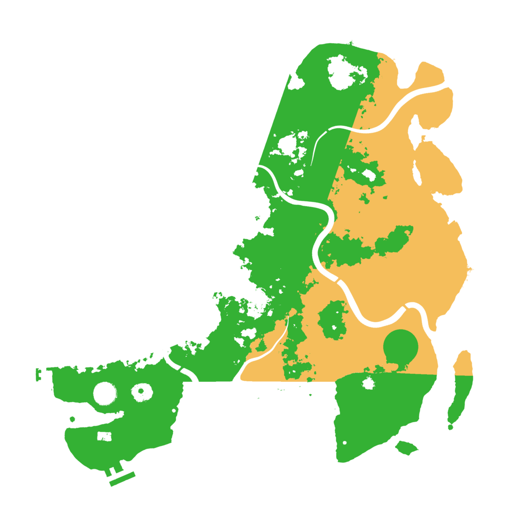 Biome Rust Map: Procedural Map, Size: 3850, Seed: 1620151965