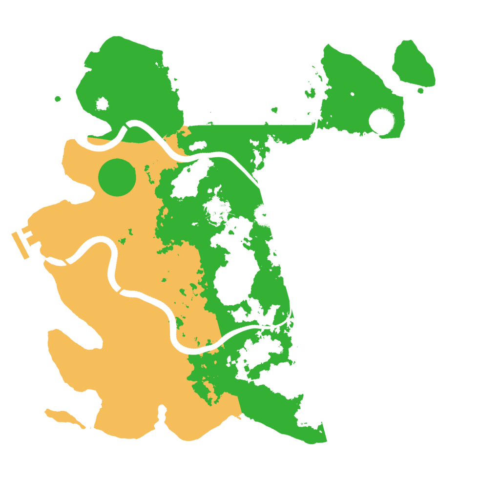 Biome Rust Map: Procedural Map, Size: 3500, Seed: 403440230